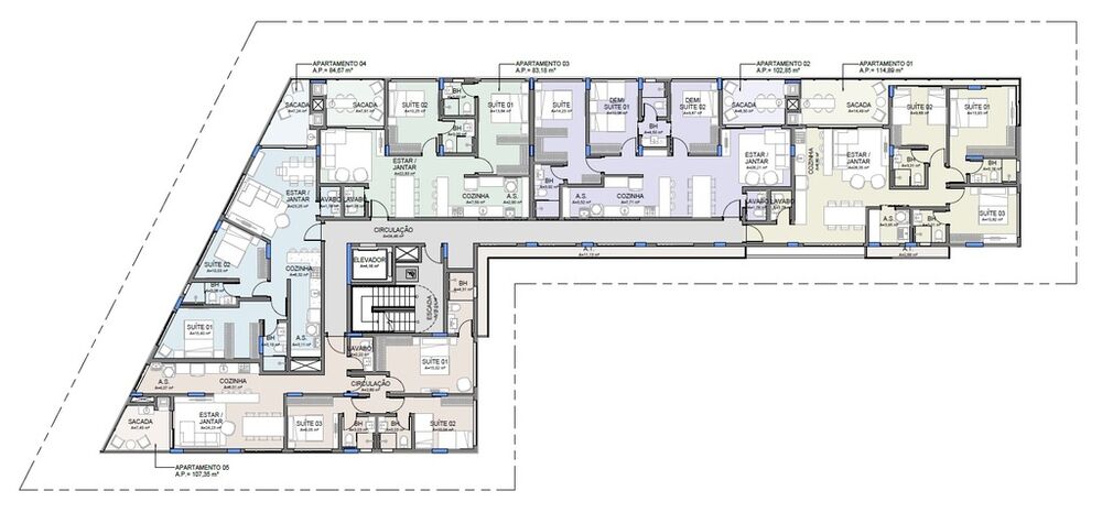 Apartamento, 3 quartos, 107 m² - Foto 3