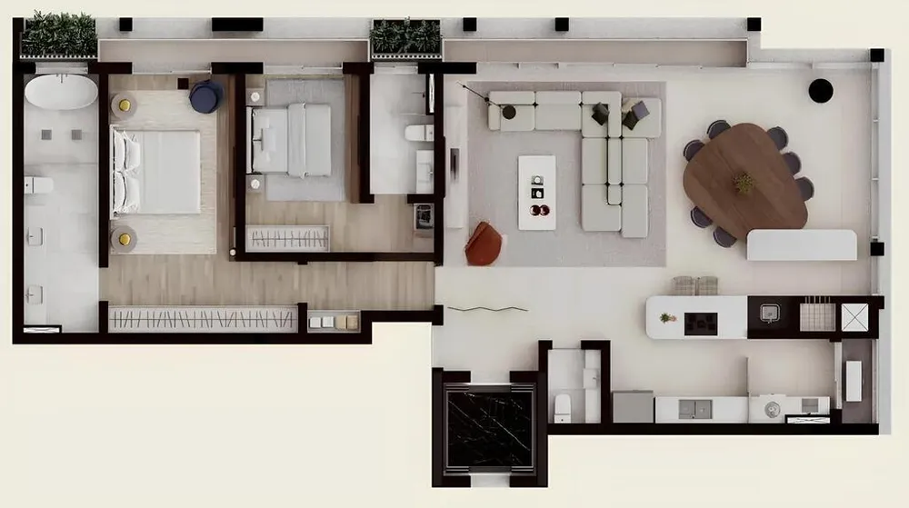 Apartamento, 2 quartos, 129 m² - Foto 7