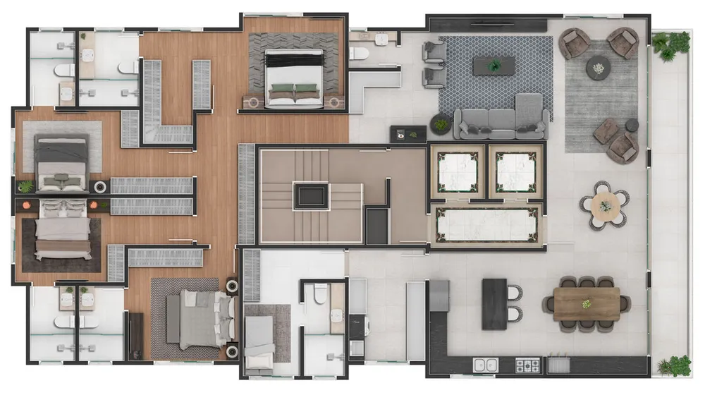 Apartamento, 4 quartos, 155 m² - Foto 4