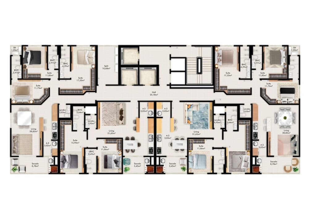 Apartamento, 2 quartos, 88 m² - Foto 11