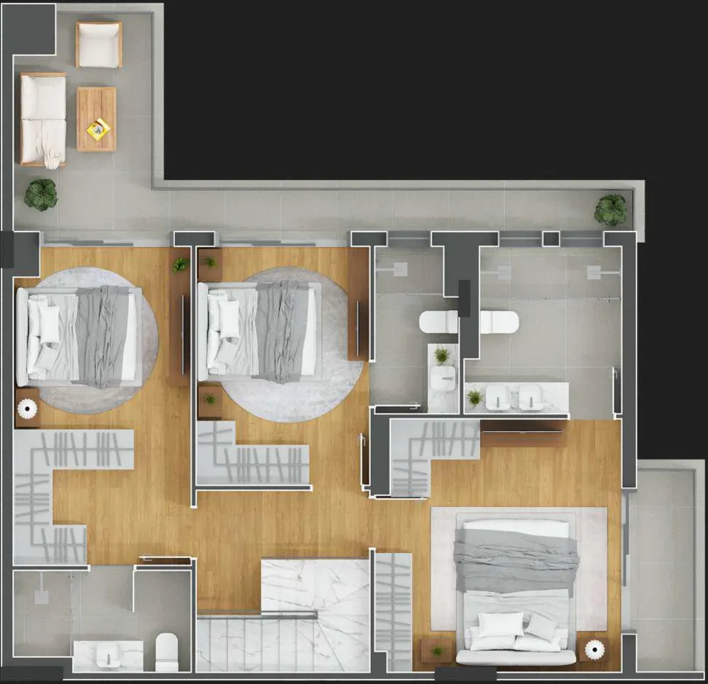 Apartamento, 3 quartos, 128 m² - Foto 3