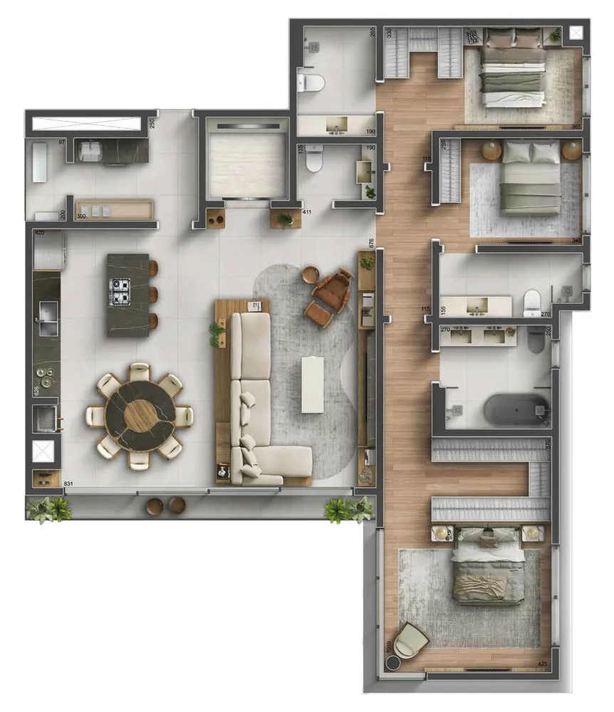 Apartamento, 3 quartos, 175 m² - Foto 4