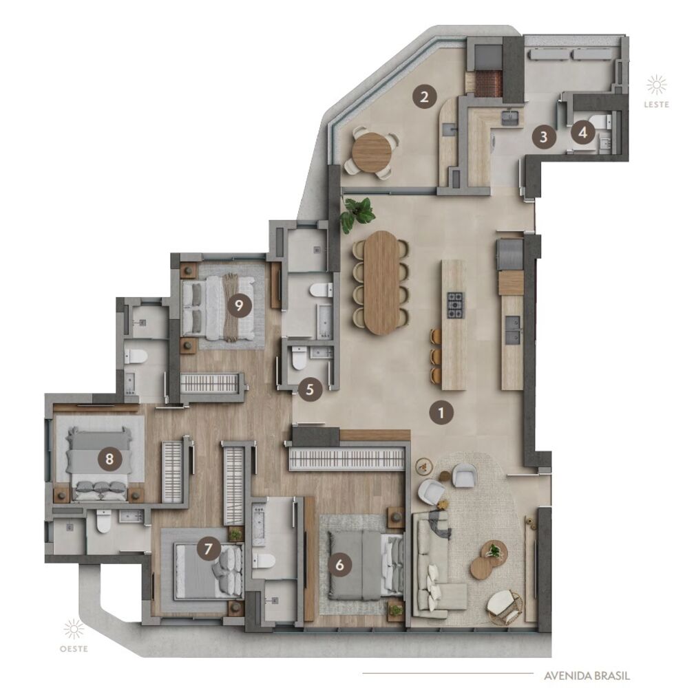 Apartamento, 4 quartos, 182 m² - Foto 4