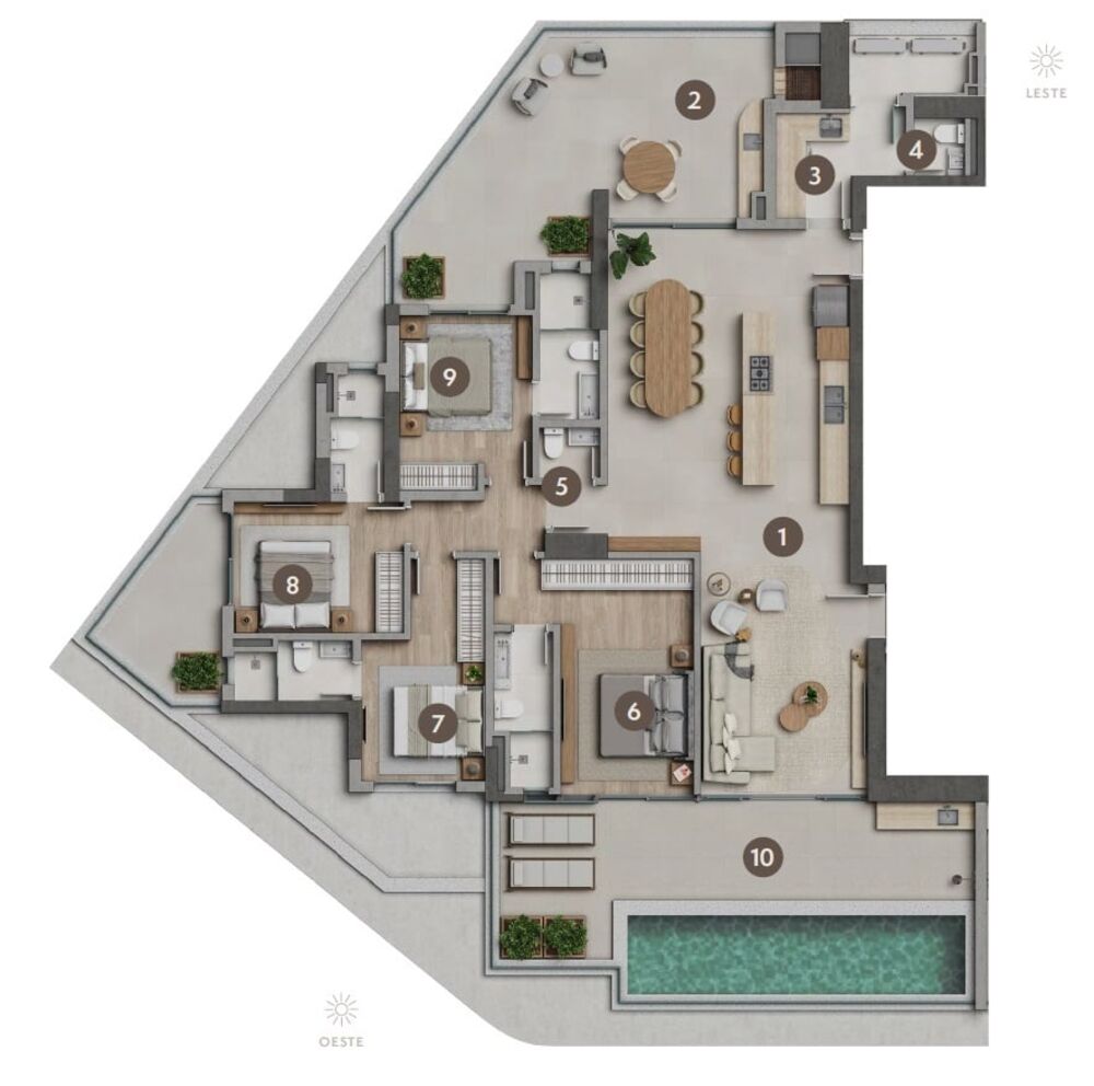 Apartamento, 4 quartos, 182 m² - Foto 3