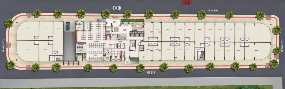 Loja-Salão, 88 m² - Foto 1