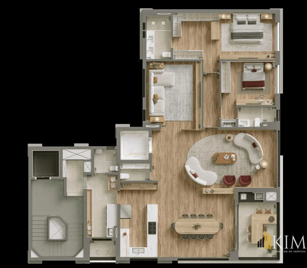 Apartamento, 3 quartos, 162 m² - Foto 4