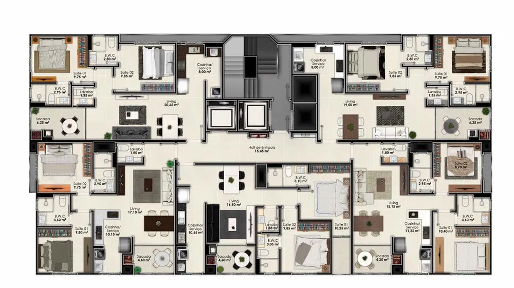 Apartamento, 2 quartos, 69 m² - Foto 14