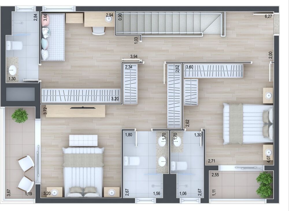 Apartamento, 2 quartos, 105 m² - Foto 7