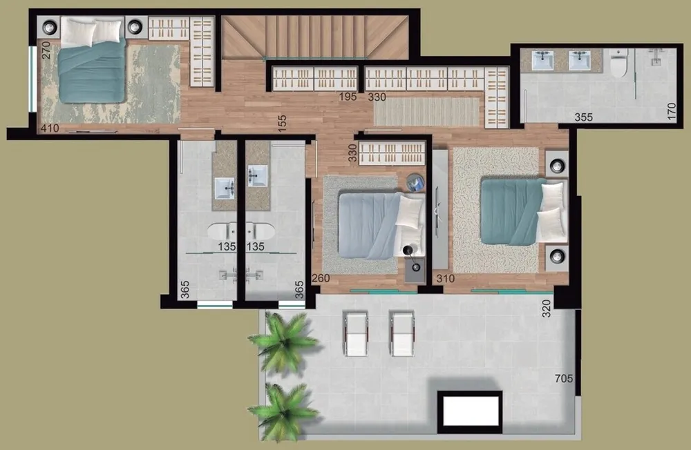Apartamento, 3 quartos, 107 m² - Foto 7
