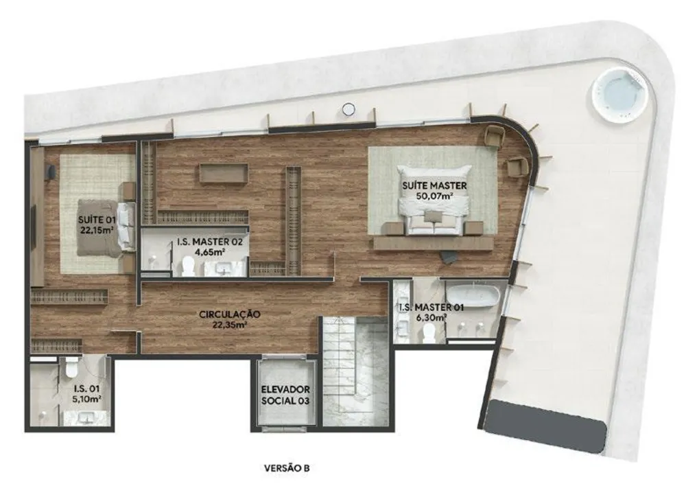 Apartamento, 3 quartos, 167 m² - Foto 15