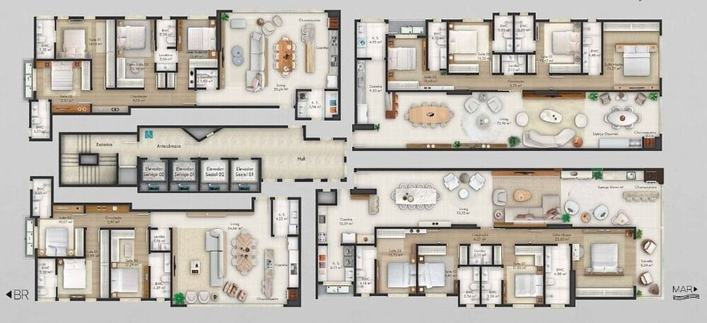 Apartamento, 4 quartos, 148 m² - Foto 4