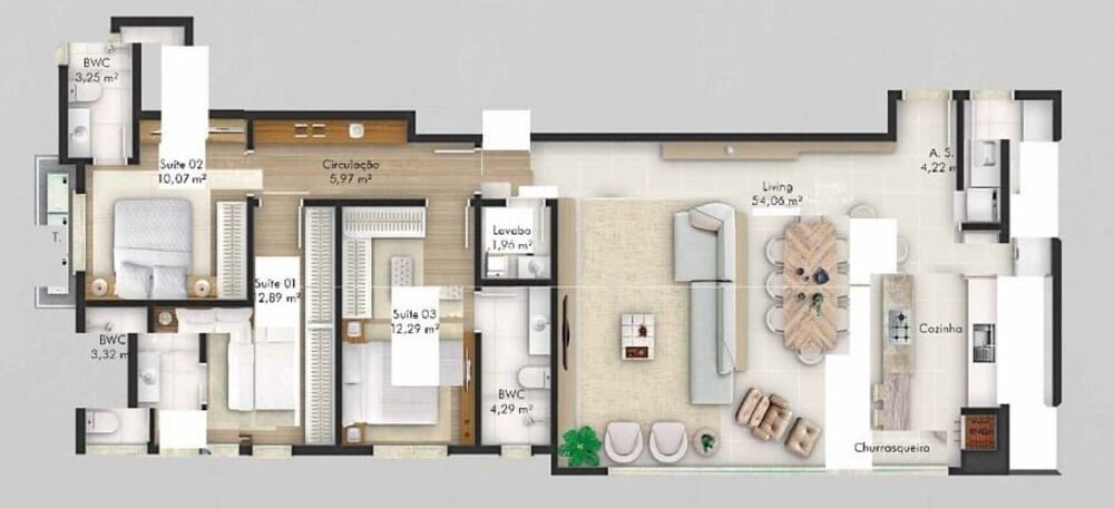 Apartamento, 4 quartos, 148 m² - Foto 5