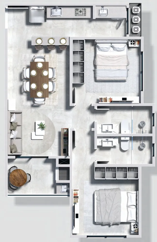 Apartamento, 2 quartos, 118 m² - Foto 10