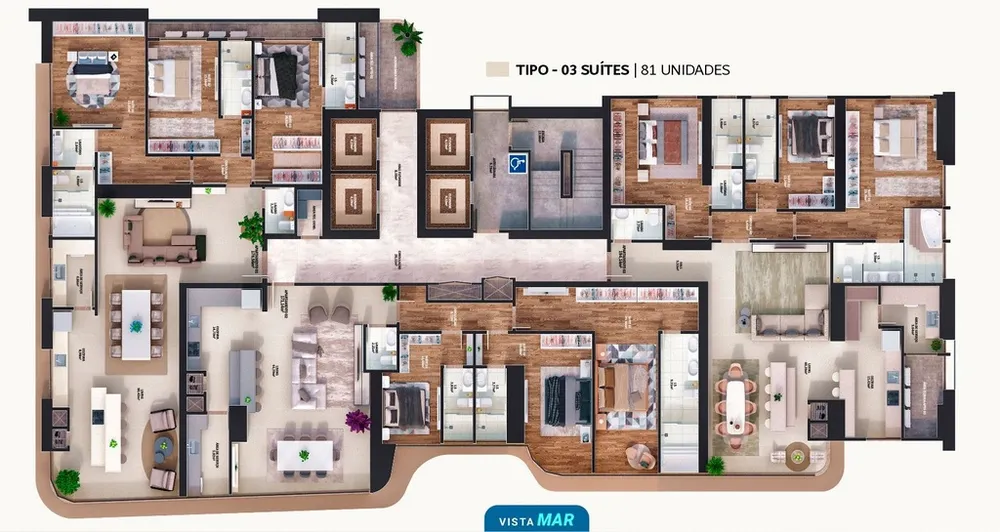 Apartamento, 3 quartos, 194 m² - Foto 12
