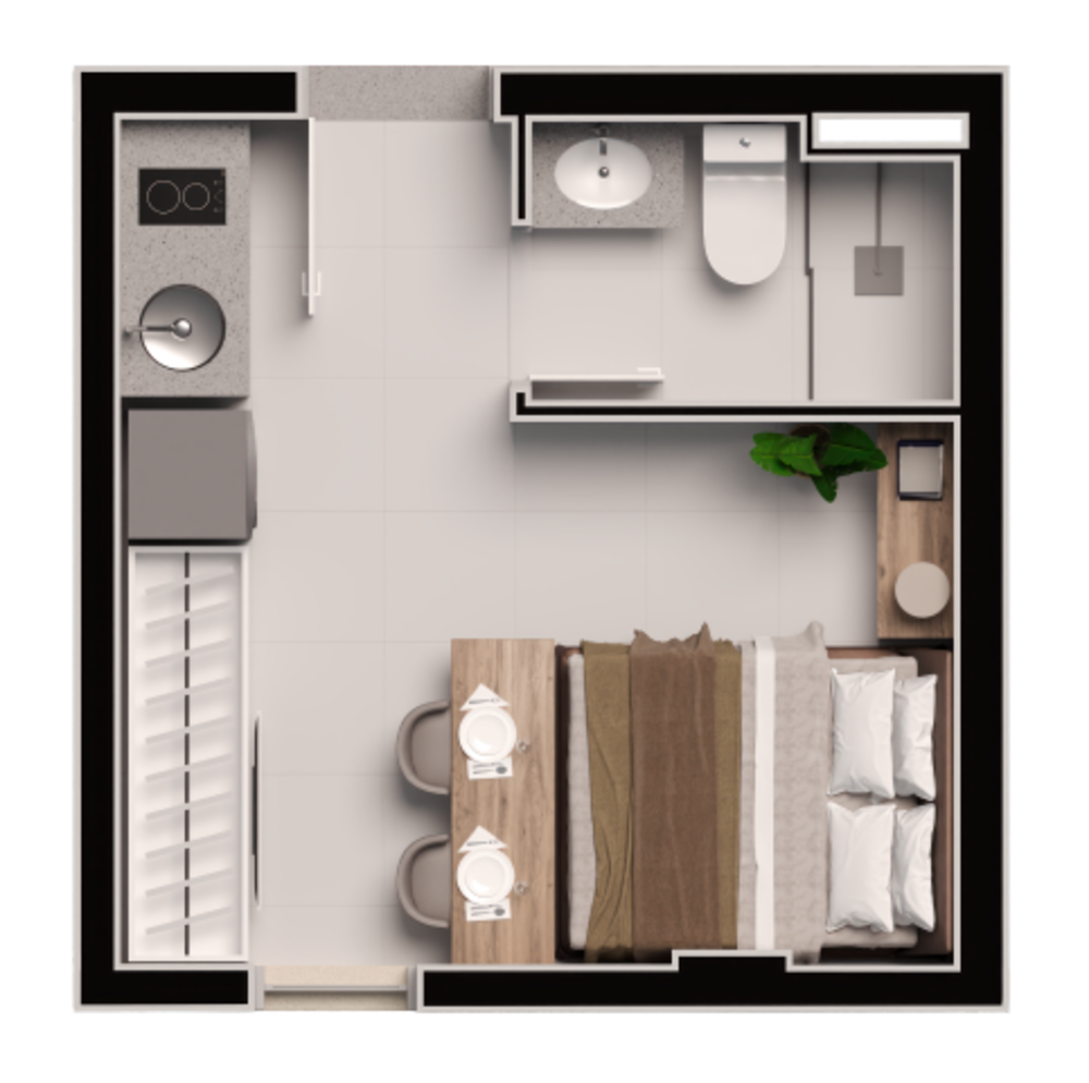Apartamento à venda com 1 quarto, 20m² - Foto 12