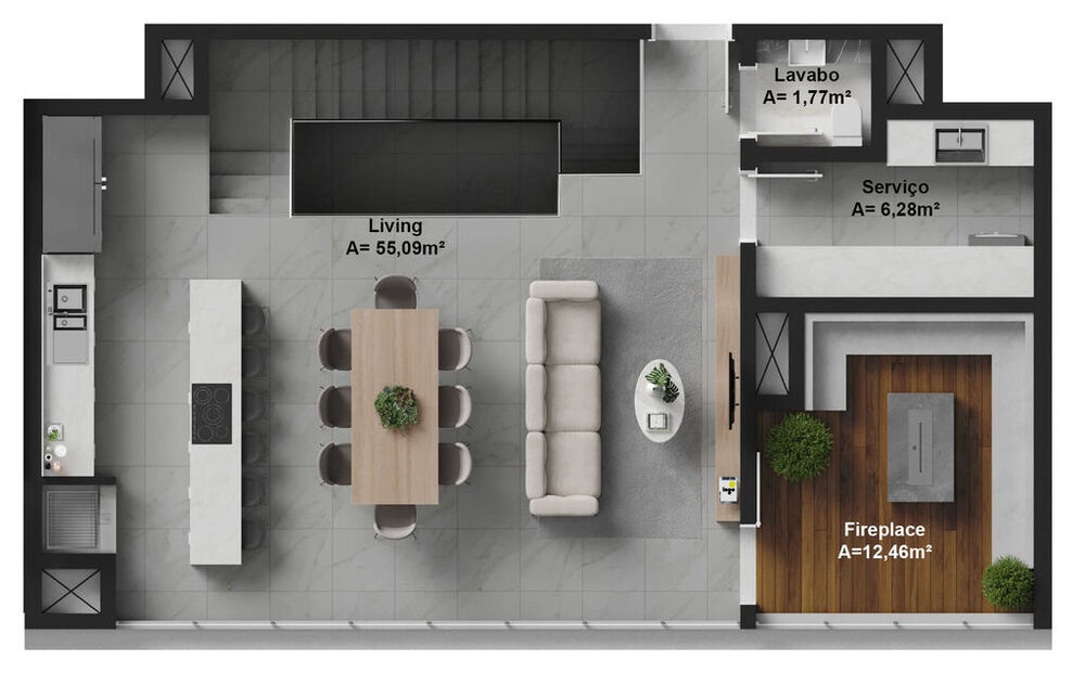 Apartamento, 3 quartos, 140 m² - Foto 5
