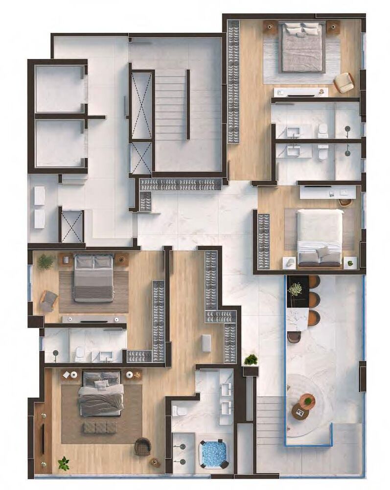 Apartamento, 4 quartos, 186 m² - Foto 7