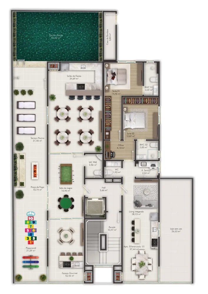 Apartamento, 2 quartos, 79 m² - Foto 10