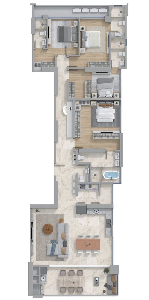 Apartamento, 4 quartos, 342 m² - Foto 7