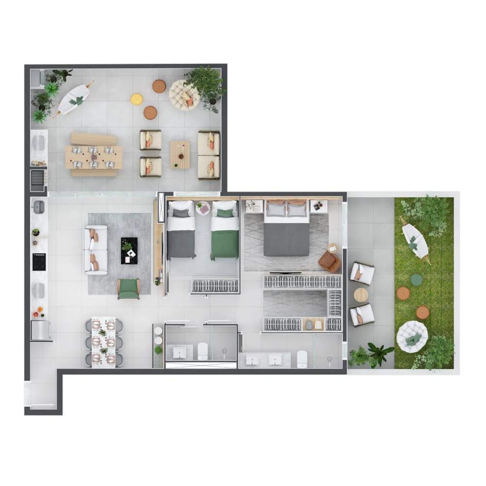 Apartamento, 2 quartos, 60 m² - Foto 12