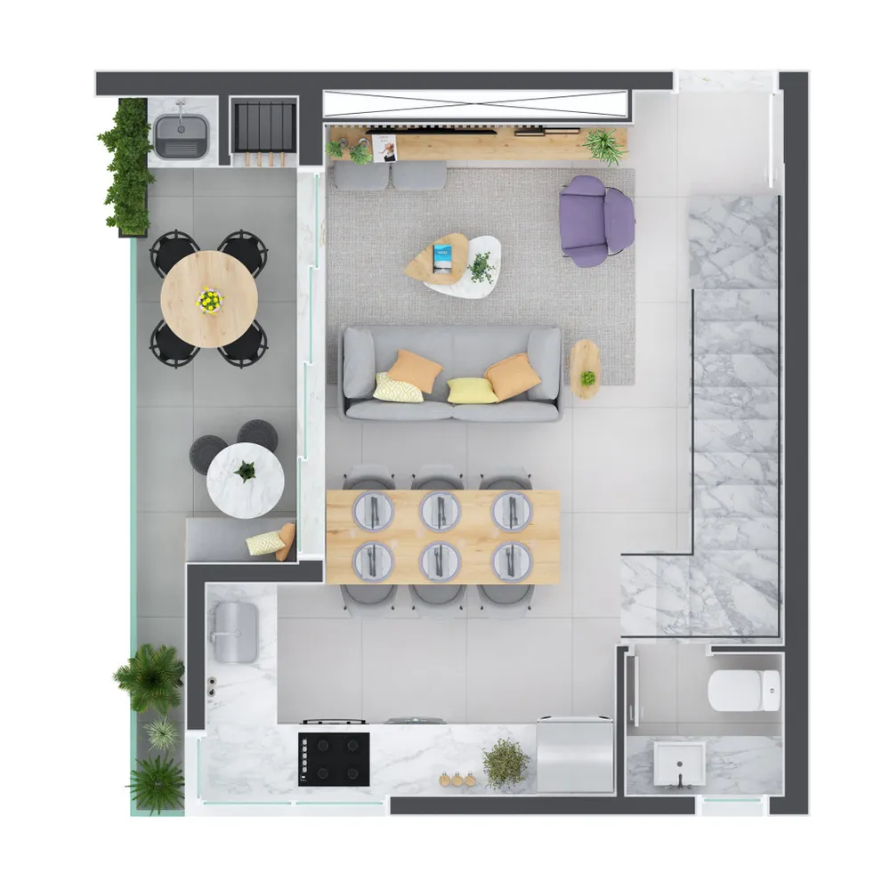 Apartamento, 2 quartos, 60 m² - Foto 9