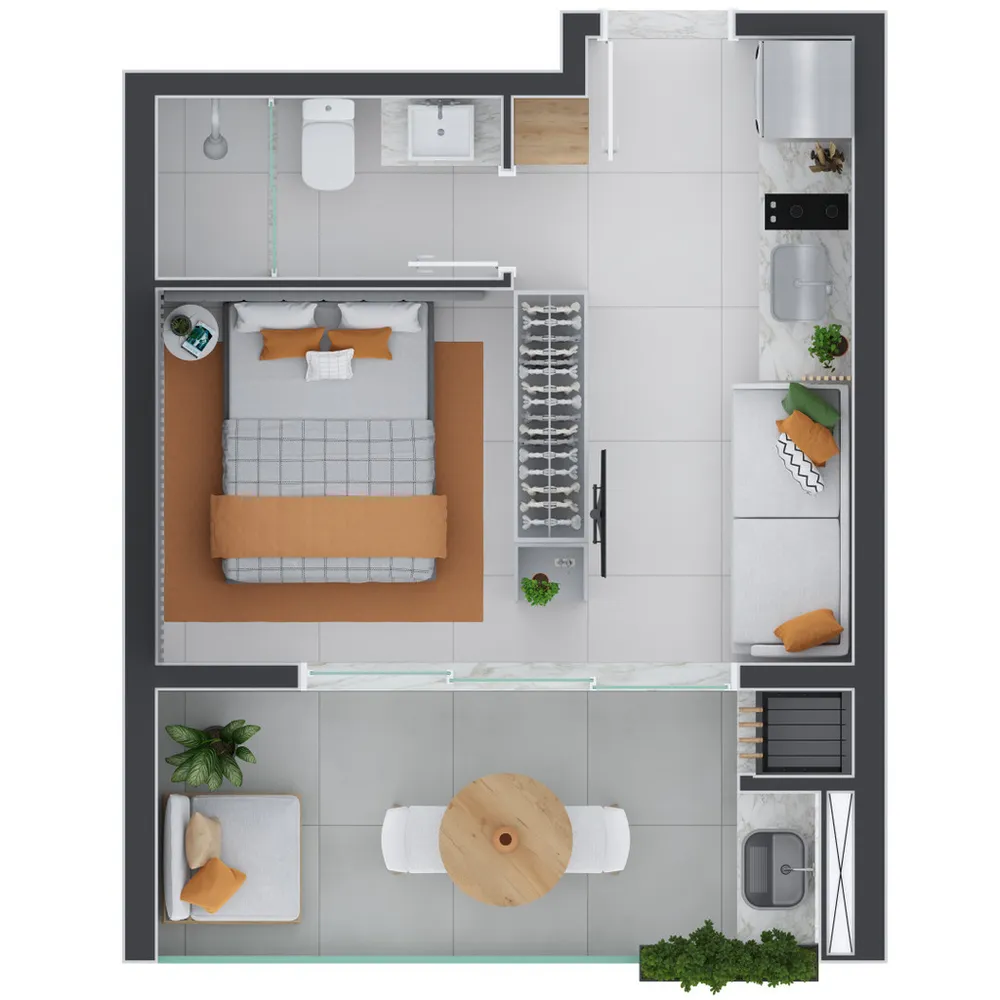 Apartamento, 2 quartos, 60 m² - Foto 8
