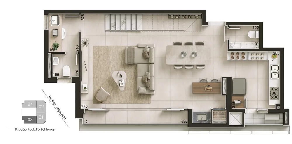 Apartamento, 2 quartos, 146 m² - Foto 8