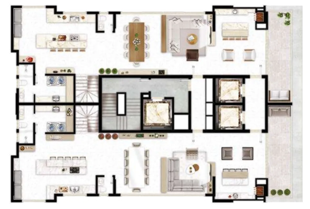 Apartamento, 4 quartos, 229 m² - Foto 4