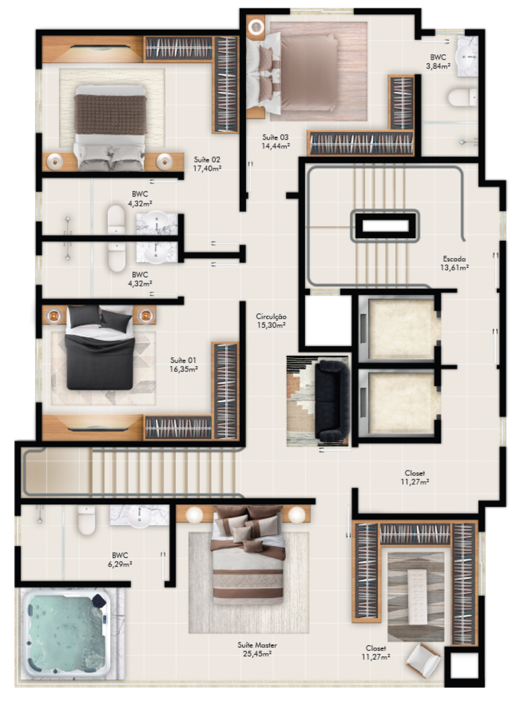 Apartamento, 3 quartos, 175 m² - Foto 6