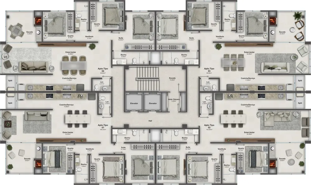 Apartamento, 3 quartos, 110 m² - Foto 16
