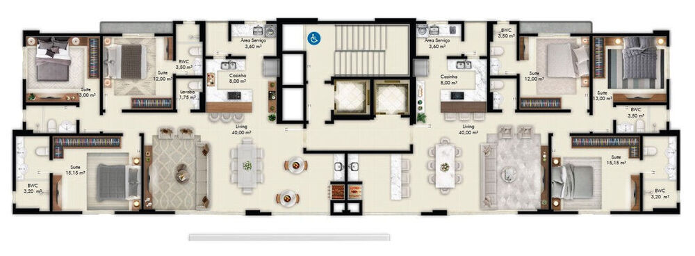Apartamento, 3 quartos, 125 m² - Foto 6