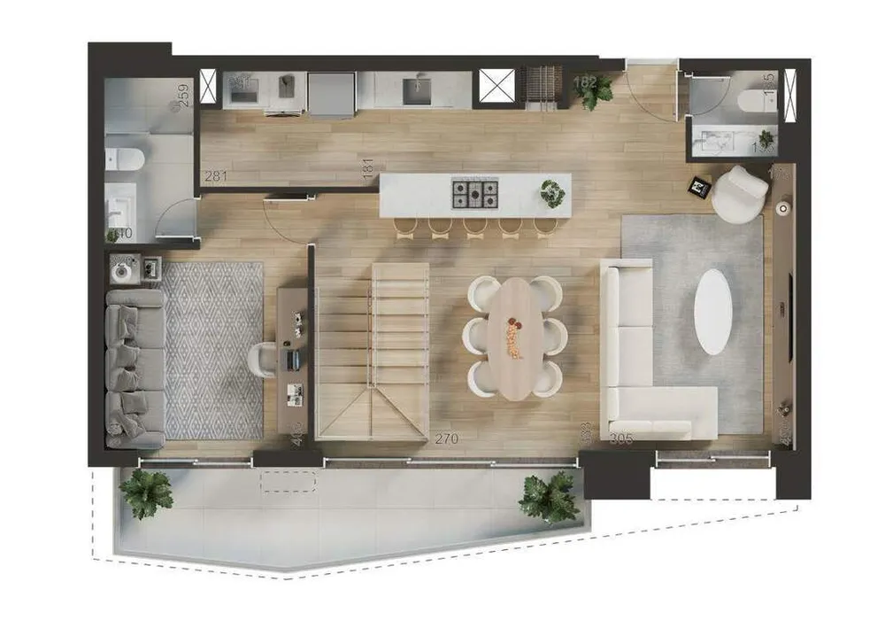Apartamento, 1 quarto, 79 m² - Foto 4