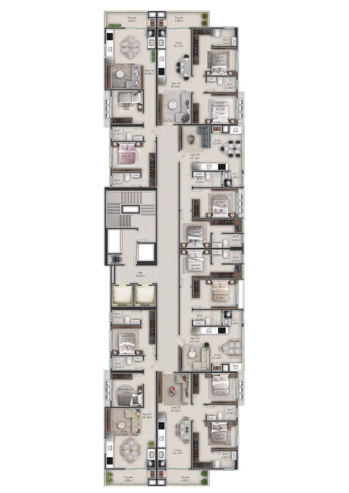 Apartamento, 2 quartos, 63 m² - Foto 20