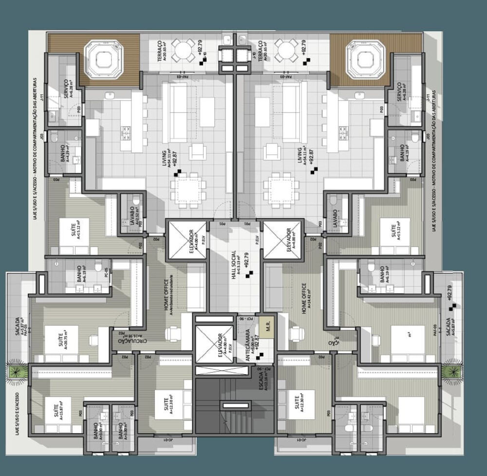 Apartamento, 2 quartos, 93 m² - Foto 7