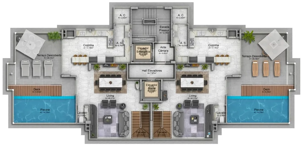 Cobertura, 4 quartos, 296 m² - Foto 4
