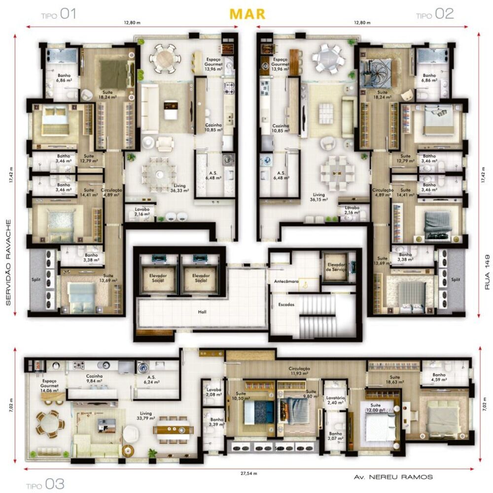 Apartamento, 5 quartos, 265 m² - Foto 2