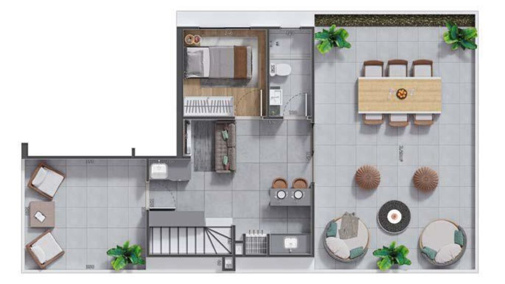 Apartamento à venda com 2 quartos, 67m² - Foto 8