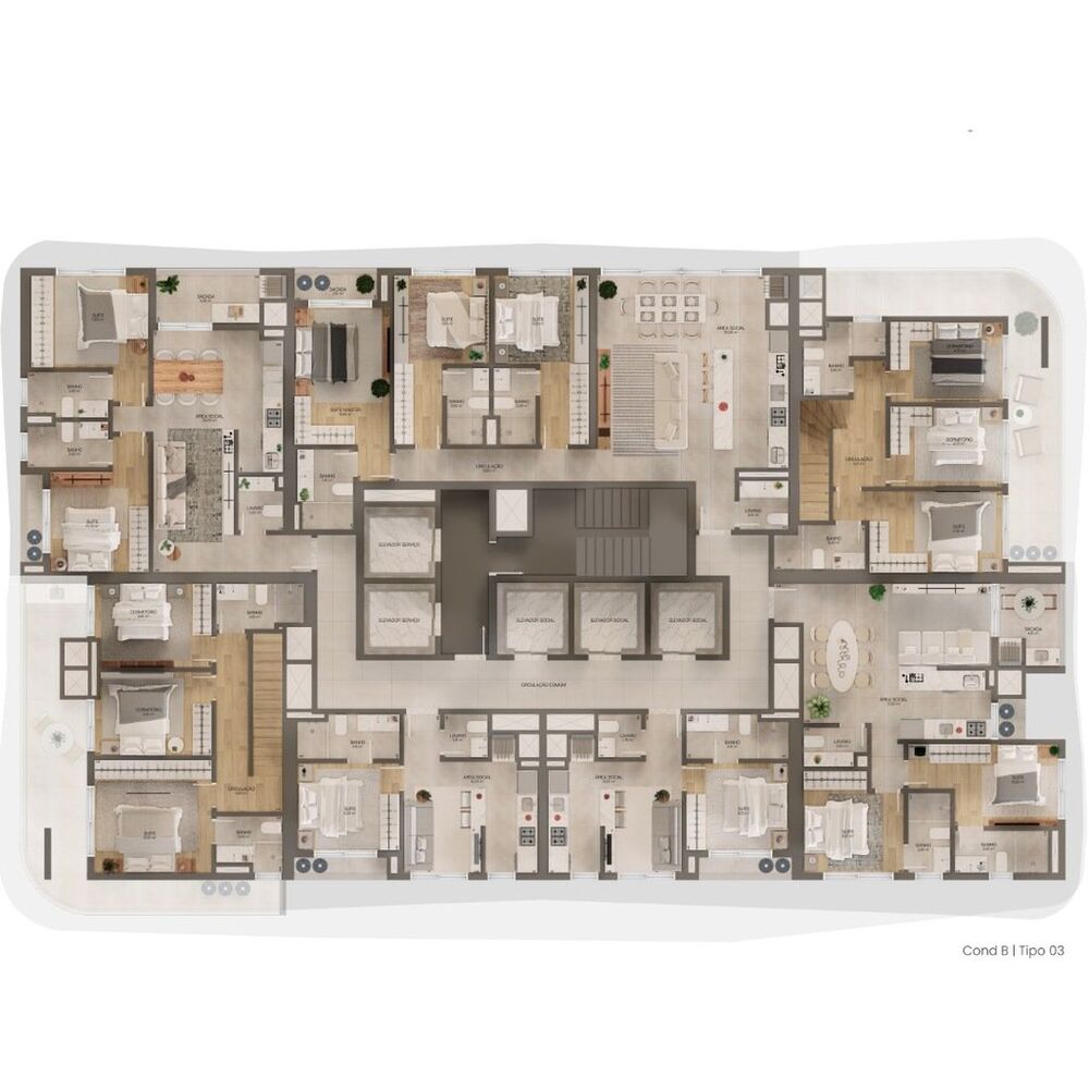 Apartamento, 2 quartos, 80 m² - Foto 9