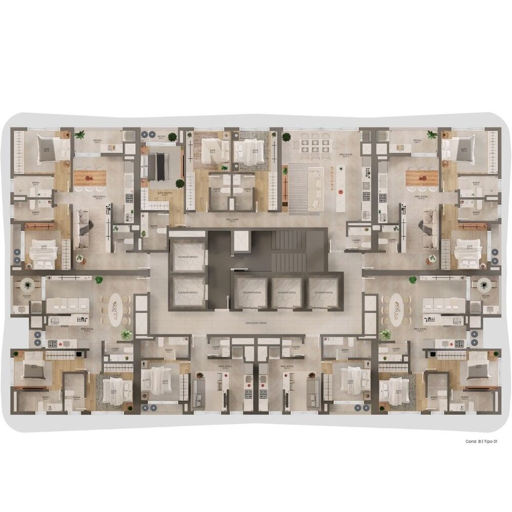 Apartamento, 2 quartos, 80 m² - Foto 8