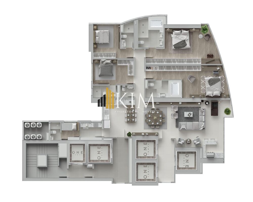 Apartamento, 4 quartos, 196 m² - Foto 7