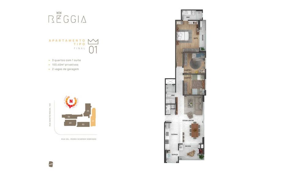 Apartamento à venda com 3 quartos, 102m² - Foto 8
