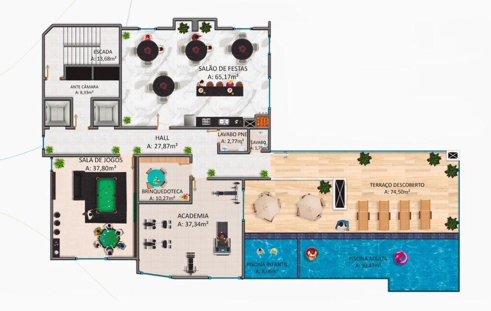 Apartamento, 2 quartos, 69 m² - Foto 9
