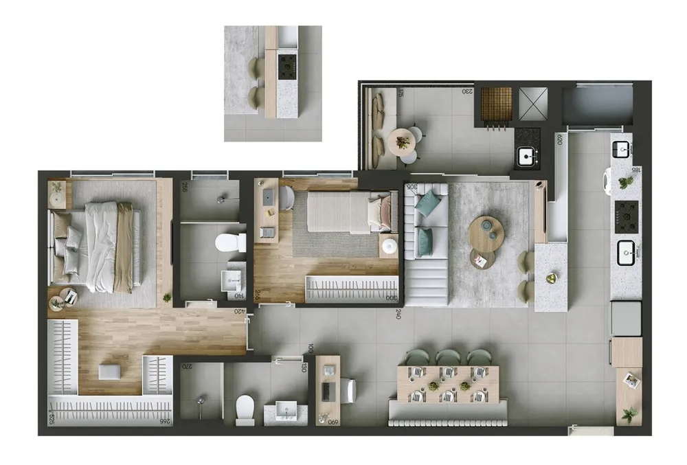 Apartamento, 3 quartos, 112 m² - Foto 6
