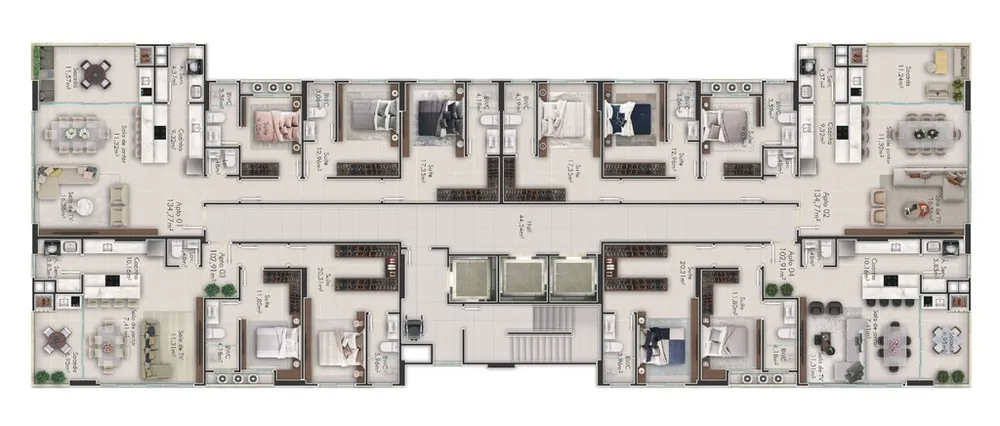 Apartamento, 2 quartos, 102 m² - Foto 12