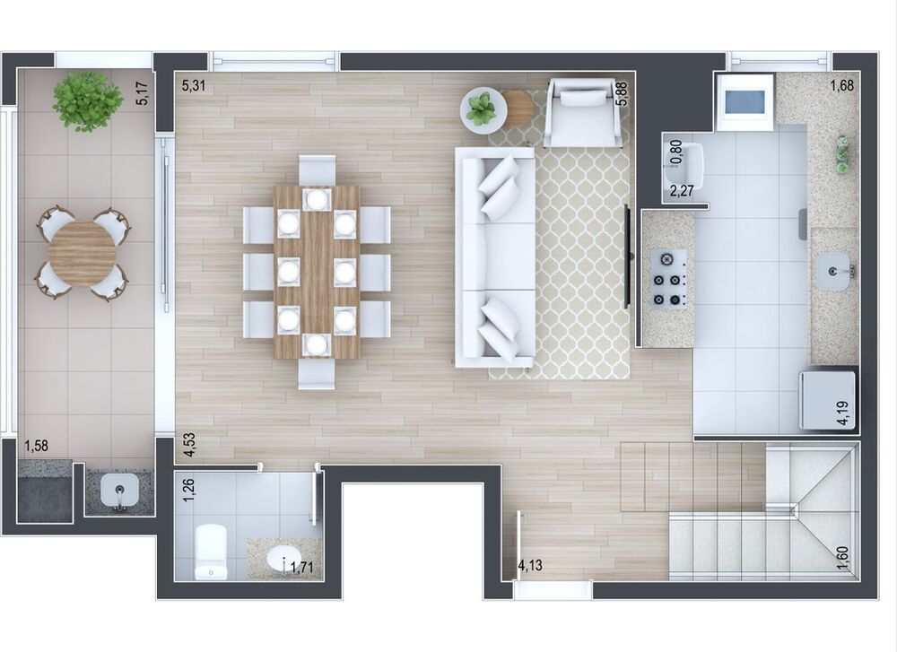 Apartamento, 3 quartos, 100 m² - Foto 6