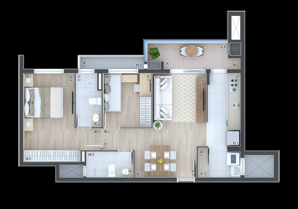 Apartamento, 3 quartos, 148 m² - Foto 4