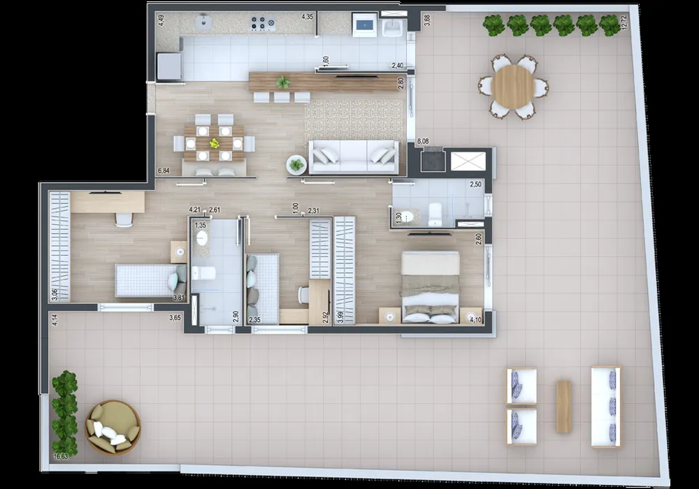 Apartamento, 3 quartos, 148 m² - Foto 8