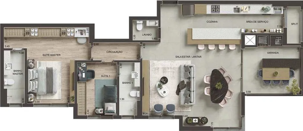 Apartamento, 3 quartos, 118 m² - Foto 6