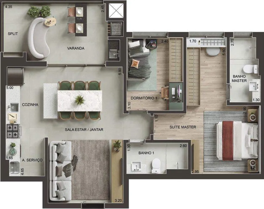 Apartamento, 3 quartos, 118 m² - Foto 4