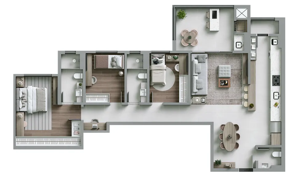 Apartamento, 3 quartos, 107 m² - Foto 6